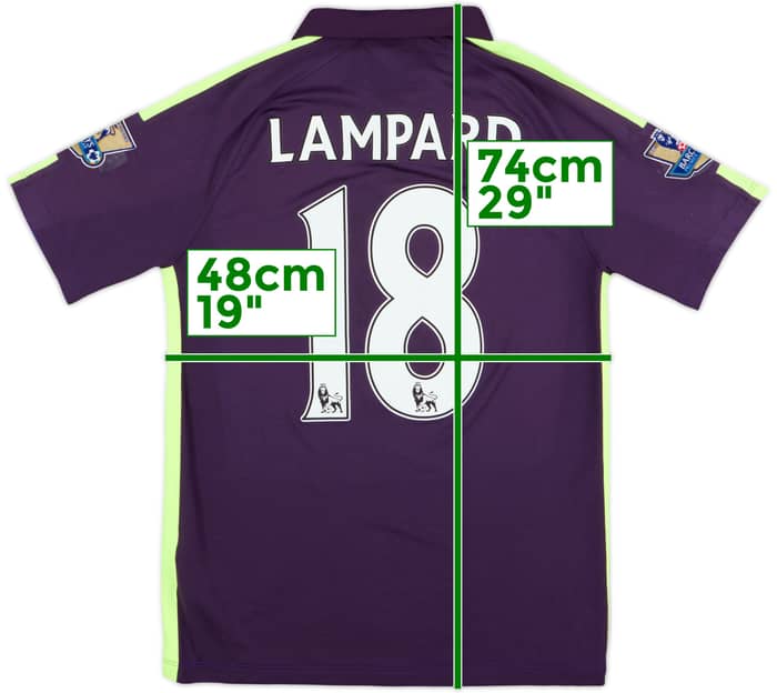 2014-15 Manchester City Third Shirt Lampard #18 - 7/10 - (M)