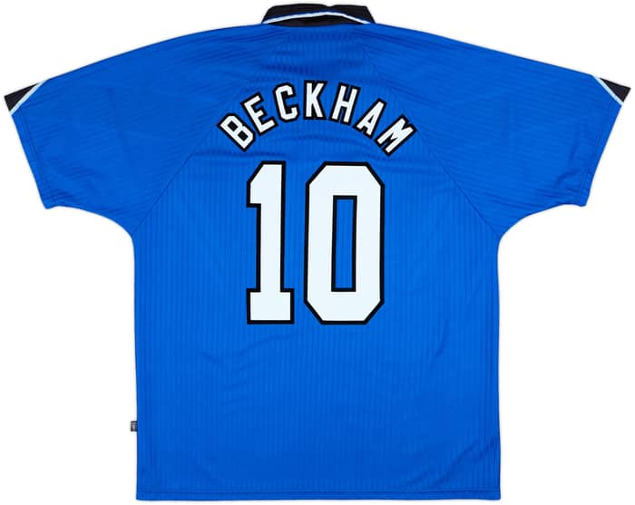 1996-98 Manchester United Third Shirt Beckham #10 - 9/10 - (XL)