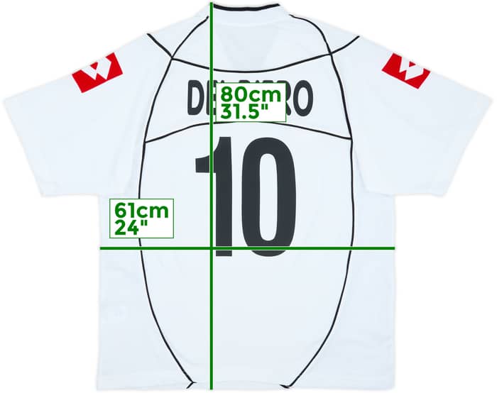 2002-03 Juventus Away Shirt Del Piero #10 - 8/10 - (XL)