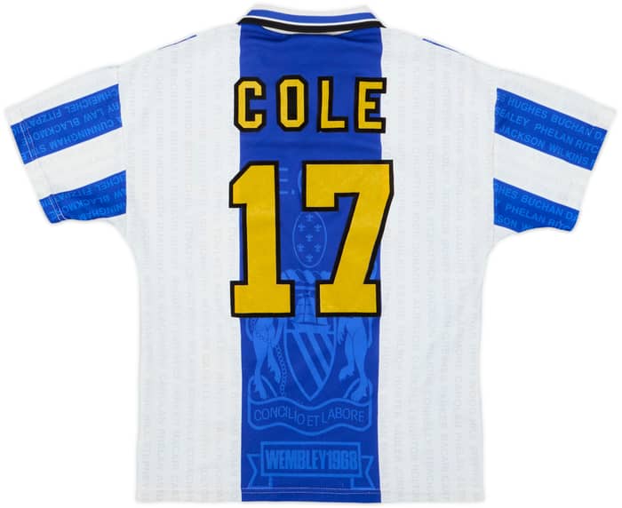 1994-96 Manchester United Third Shirt Cole #17 - 8/10 - (Y)
