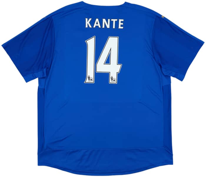 2015-16 Leicester Home Shirt Kante #14 - 8/10 - (3XL)