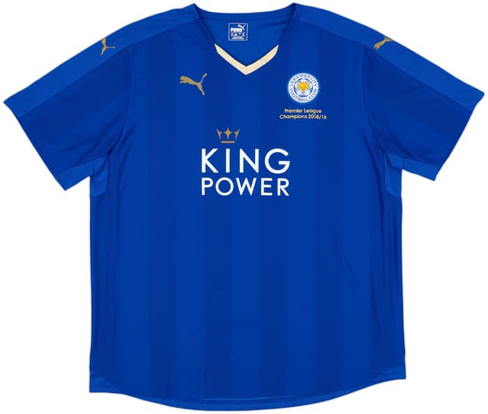 2015-16 Leicester Home Shirt Kante #14 - 8/10 - (3XL)