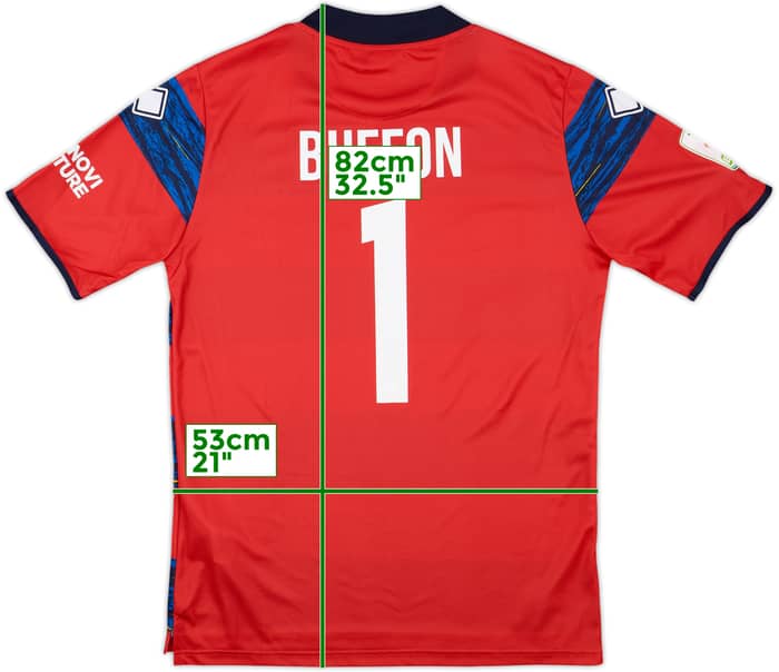 2021-22 Parma GK S/S Shirt Buffon #1 - 10/10 - (XXL)