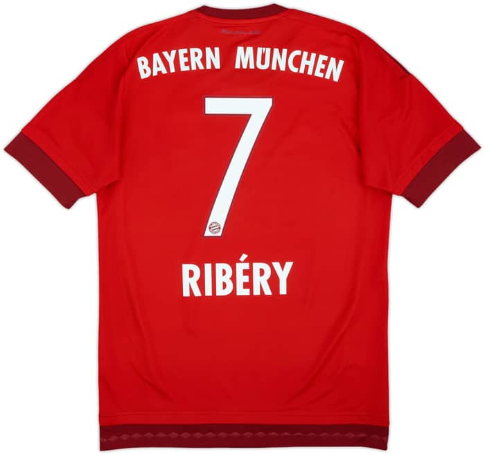 2015-16 Bayern Munich Home Shirt Ribery #7 - 8/10 - (S)
