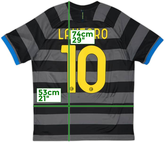2020-21 Inter Milan Third Shirt Lautaro #10 - 6/10 - (L)