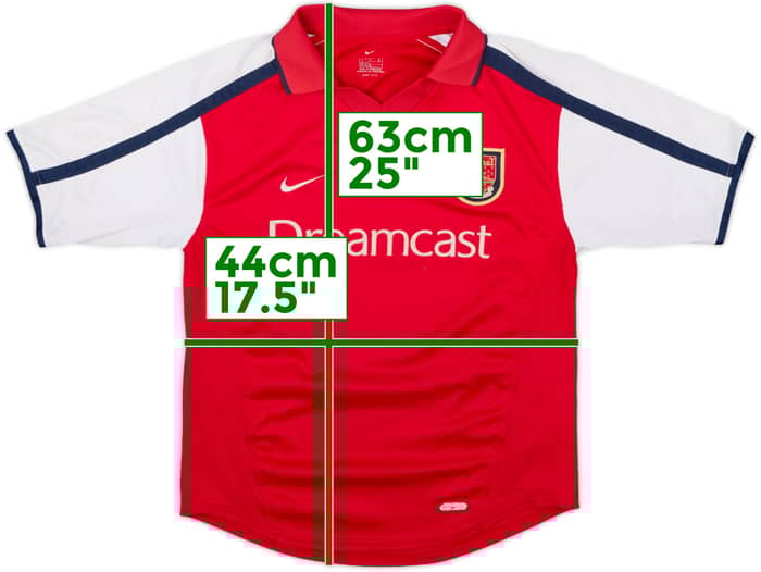 2000-02 Arsenal Home Shirt - 6/10 - (L.Boys)
