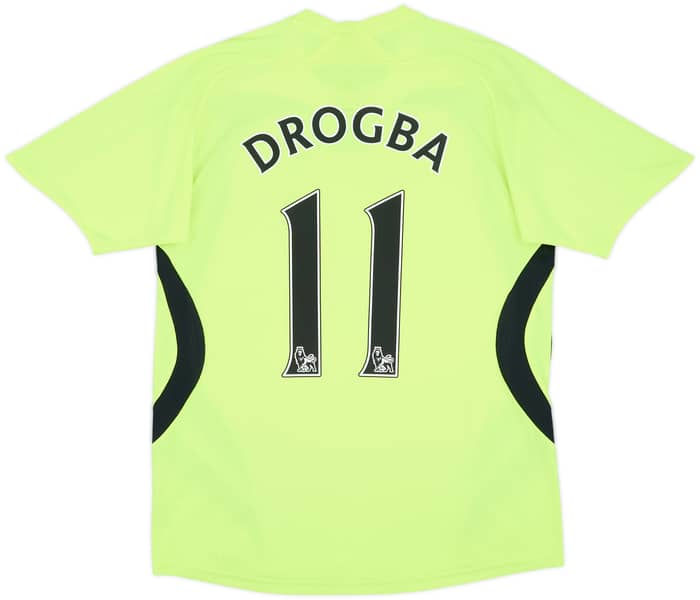 2007-08 Chelsea Away Shirt Drogba #11 - 8/10 - (L.Boys)