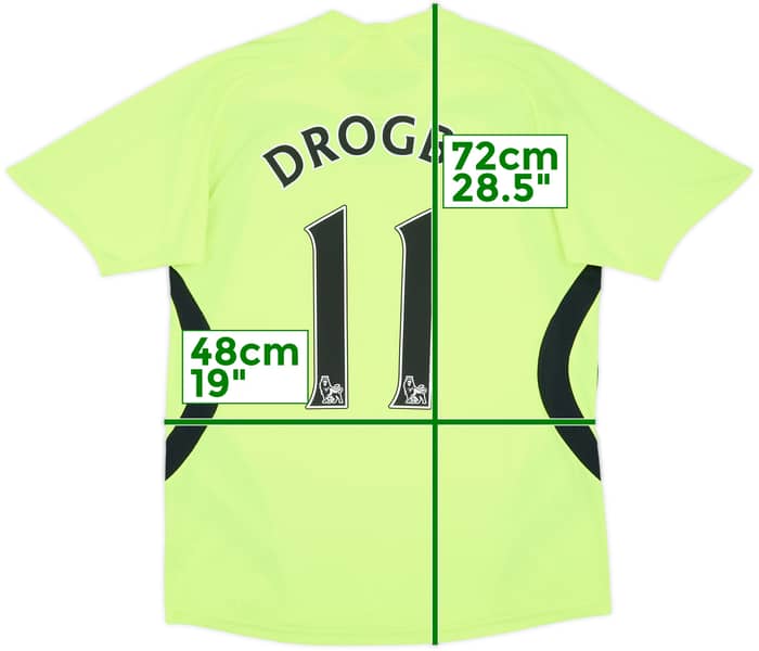 2007-08 Chelsea Away Shirt Drogba #11 - 8/10 - (L.Boys)
