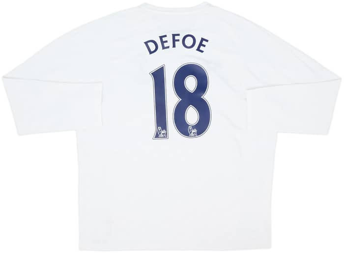 2007-08 Tottenham Home L/S Shirt Defoe #18 - 6/10 - (XL)