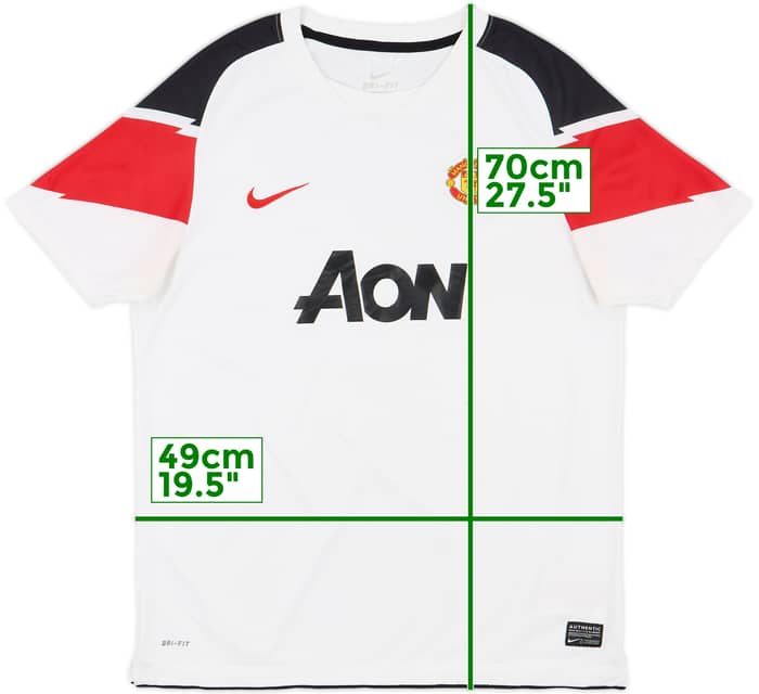 2010-12 Manchester United Away Shirt - 6/10 - (XL.Boys)