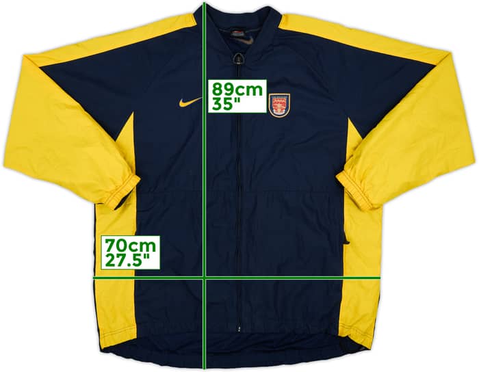 1999-01 Arsenal Nike Track Jacket - 9/10 - (XL)