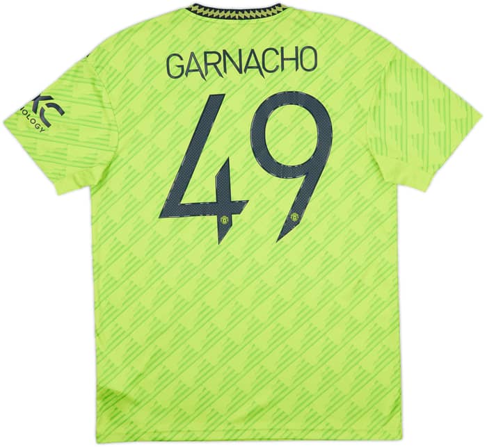 2022-23 Manchester United Third Shirt Garnacho #49 - 10/10 - (L)