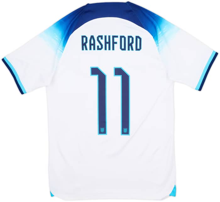2022-23 England Home Shirt Rashford #11 - 5/10 - (S)