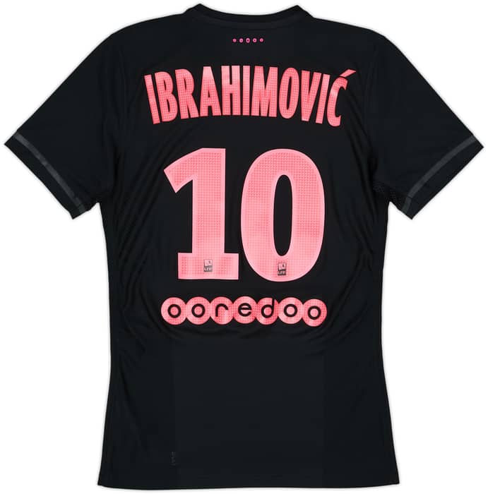 2015-16 Paris Saint-Germain Authentic Third Shirt Ibrahimovic #10 (M)