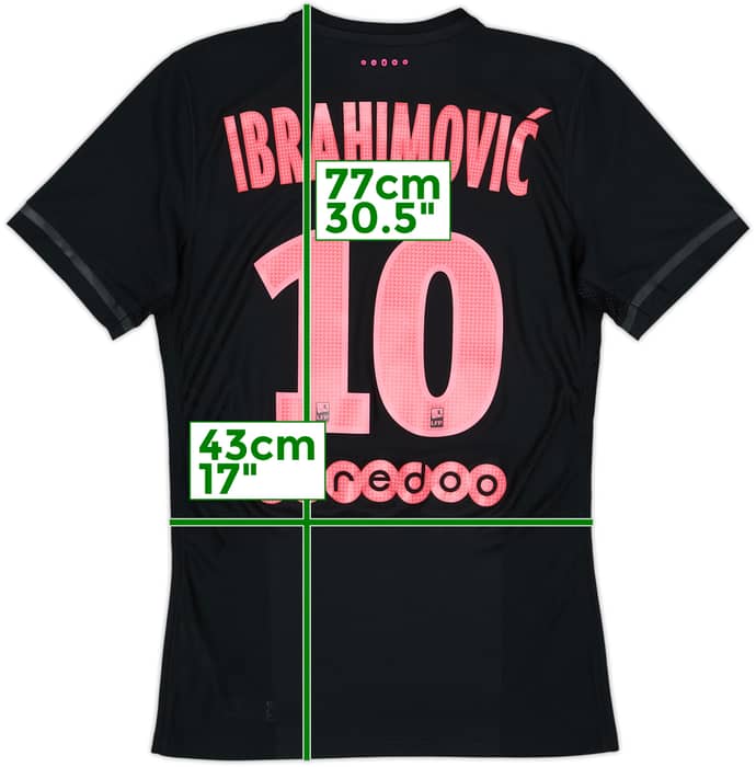 2015-16 Paris Saint-Germain Authentic Third Shirt Ibrahimovic #10 (M)