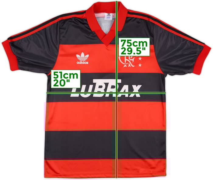 1990-92 Flamengo Home Shirt - 8/10 - (M)
