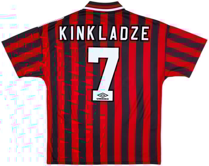 1994-96 Manchester City Away Shirt Kinkladze #7 - 10/10 - (L)