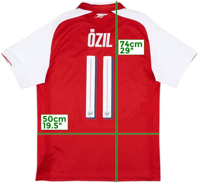 2017-18 Arsenal Home Shirt Ozil #11 - 9/10 - (M)