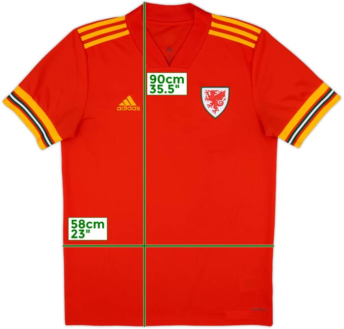 2020-21 Wales Home Shirt - 10/10 - (M)