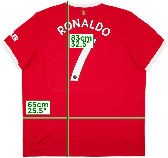 2021-22 Manchester United Home Shirt Ronaldo #7 (XXL)