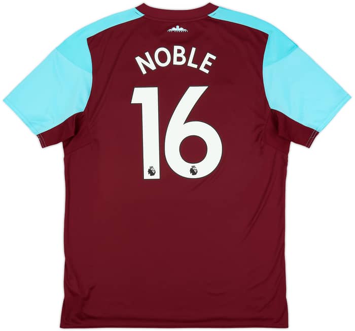 2017-18 West Ham Home Shirt Noble #16 - 8/10 - (XL)