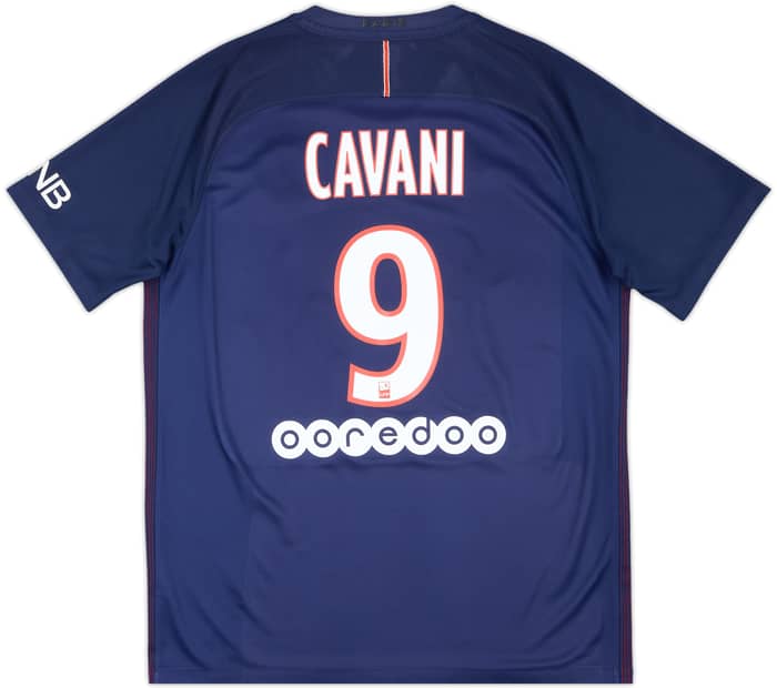 2016-17 Paris Saint-Germain Home Shirt Cavani #9 - 5/10 - (L)