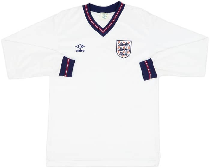 Camiseta de local de manga larga de England 1986 - 6/10 - (L)