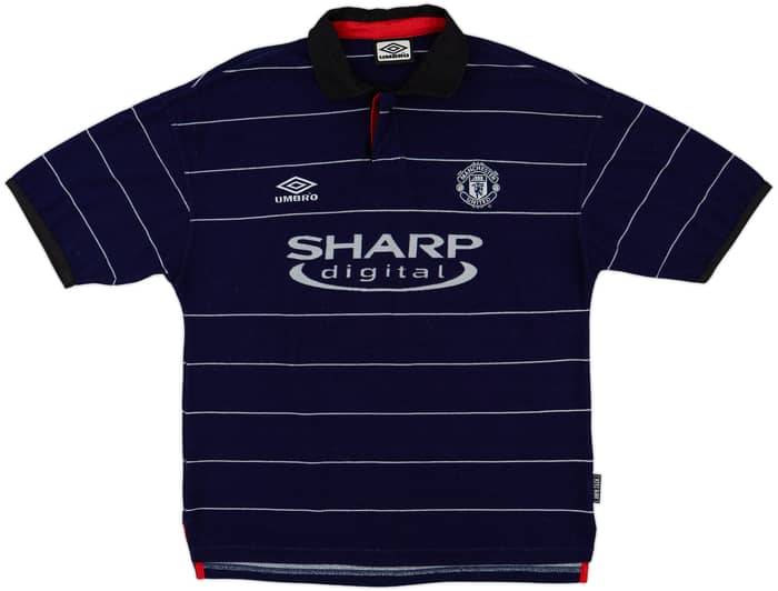 1999-00 Manchester United Away Shirt Scholes #18 - 8/10 - (M)