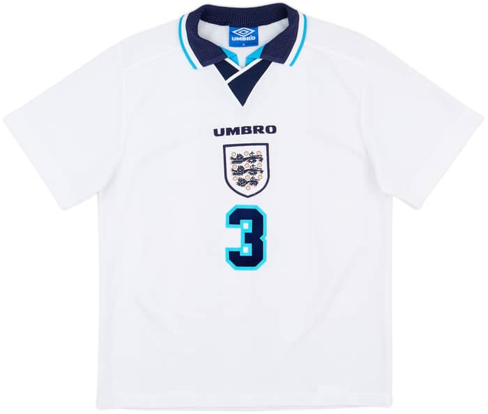1995-97 England Home Shirt Pearce #3 - 9/10 - (M)