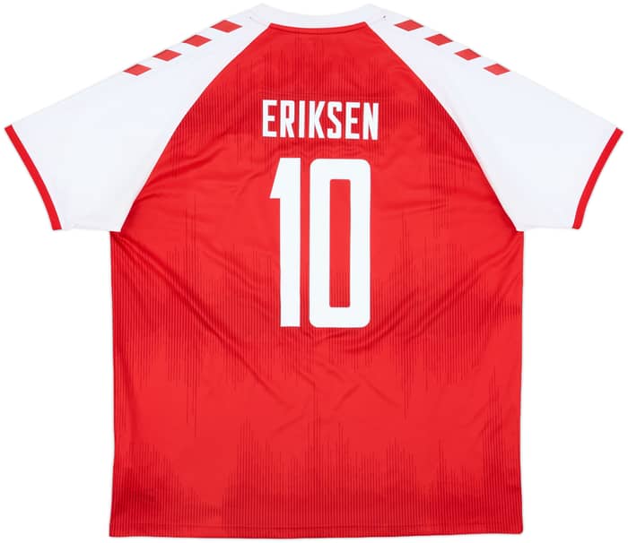 2020-21 Denmark Home Shirt Eriksen #10 - 9/10 - (3XL)