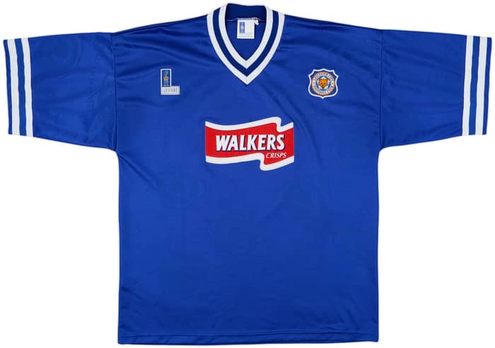 1996-98 Leicester Home Shirt Savage #14 - 9/10 - (L)