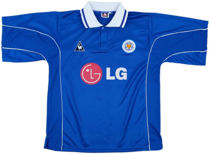 2001-02 Leicester Home Shirt Savage #8 - 8/10 - (L)