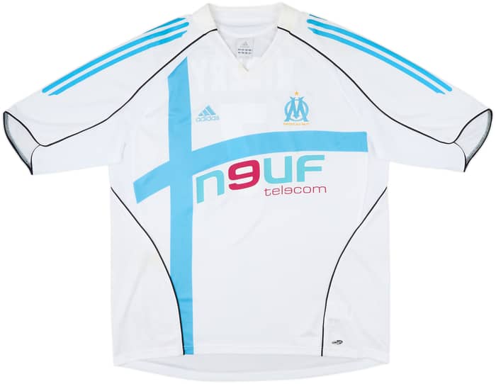 2005-06 Olympique Marseille Home Shirt Ribery #7 - 9/10 - (XL)
