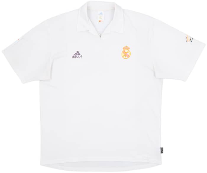 2002-03 Real Madrid Centenary Home Shirt Zidane #5 - 5/10 - (XL)