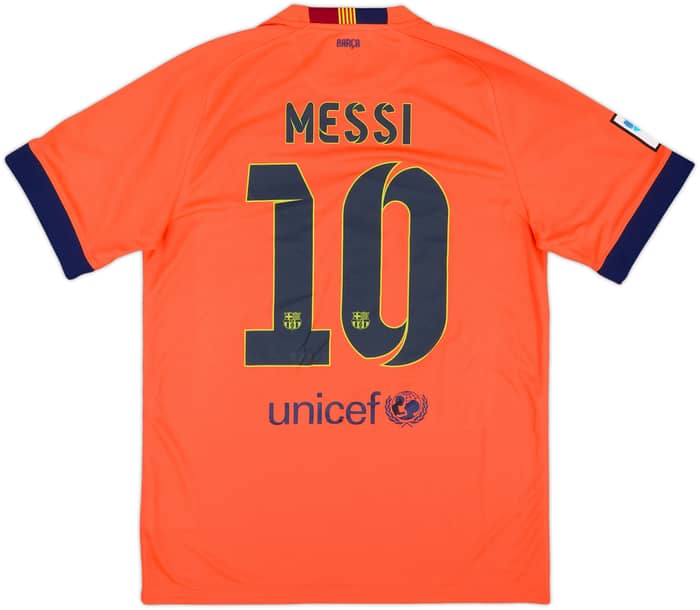 2014-15 Barcelona Away Shirt Messi #10 (M)