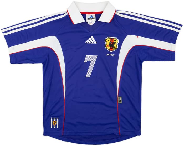 1999-00 Japan Home Shirt Nakata #7 - 8/10 - (L.Boys)