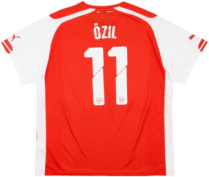 2014-15 Arsenal Home Shirt Ozil #11 - 9/10 - (XXL)