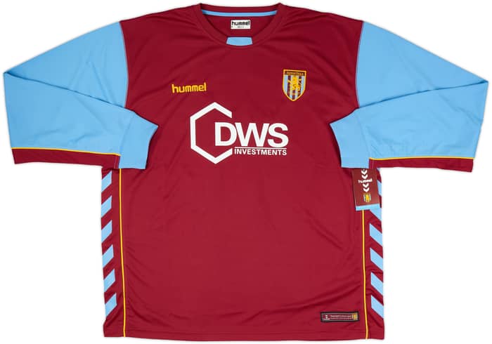 2005-06 Aston Villa Home L/S Shirt Milner #11 (XL)