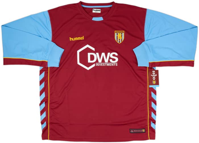 2005-06 Aston Villa Home L/S Shirt Baros #10 (XL)