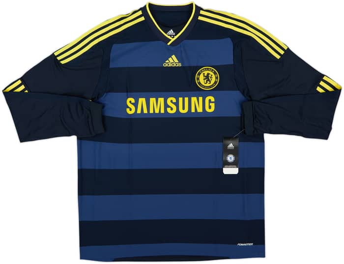 2009-10 Chelsea Player Issue Away L/S Shirt Drogba #11 (XL)