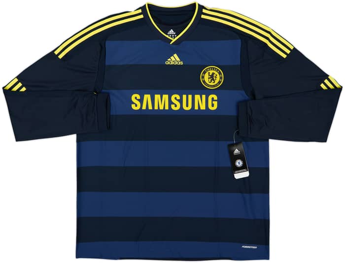 2009-10 Chelsea Player Issue Away L/S Shirt Drogba #11 (XXL)