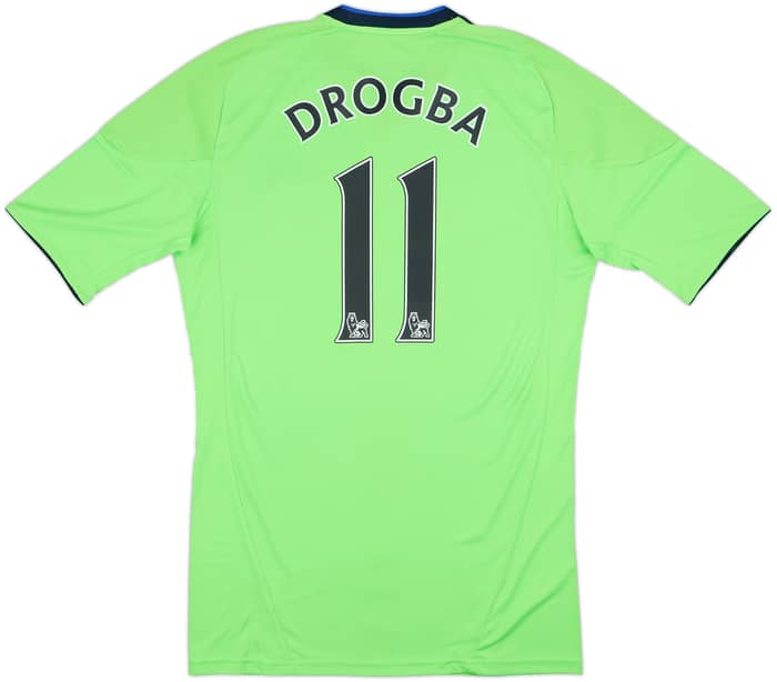 2010-11 Chelsea Player Issue TechFit Third Shirt Drogba #11 (XL)