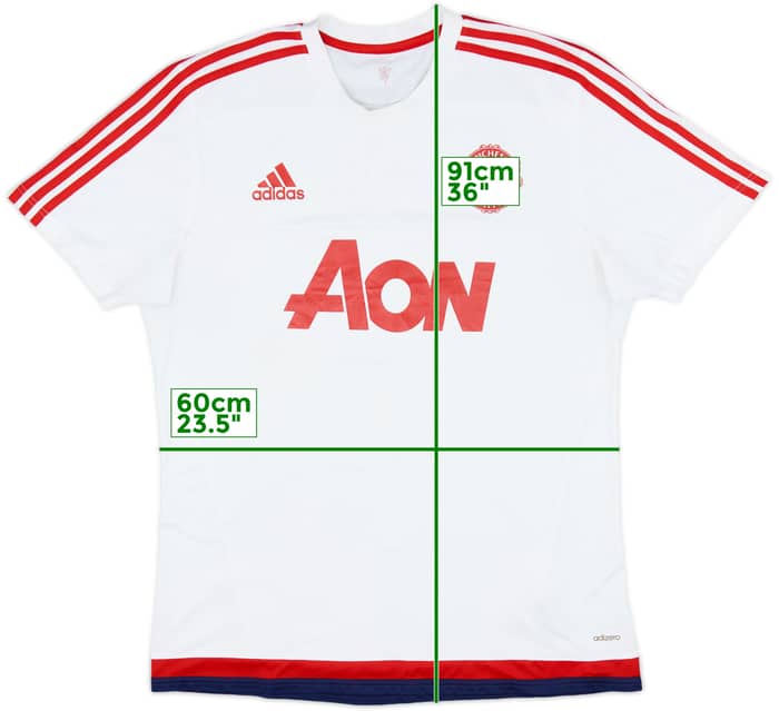 2015-16 Manchester United adidas Training Shirt - 6/10 - (L)