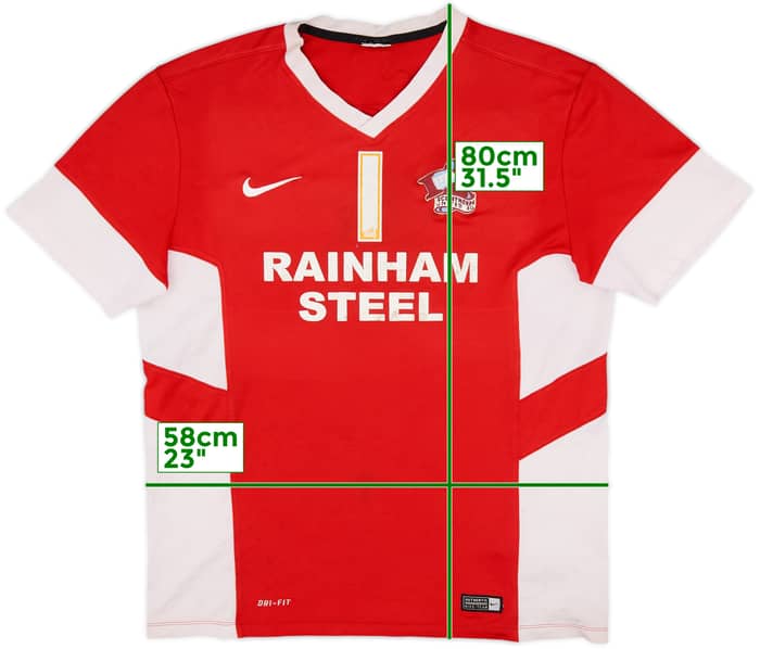 2014-15 Scunthorpe Player Issue Nike Training Shirt #1 - 5/10 - (L)