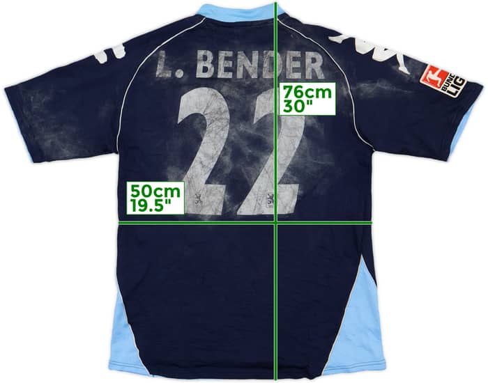 2007-08 1860 Munich Away Shirt L. Bender #22 - 3/10 - (XL)