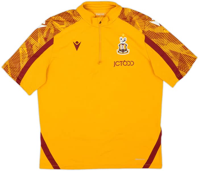 2022-23 Bradford City Macron 1/4 Zip Polo Shirt - 3/10 - (S)