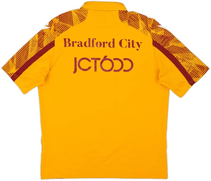 2022-23 Bradford City Macron 1/4 Zip Polo Shirt - 3/10 - (S)