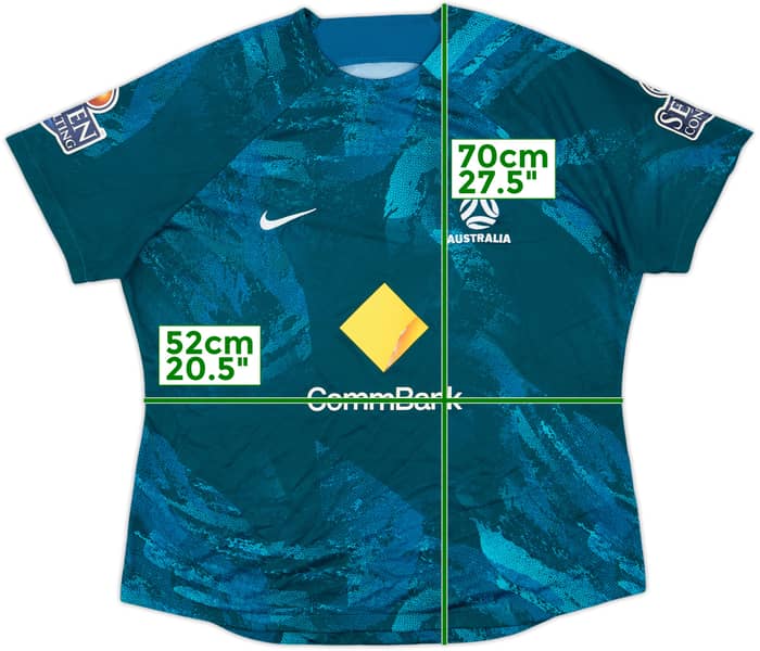 2023-24 Australia Women's Player Issue Nike Pre-Match Shirt - 8/10 - (Women's XL)