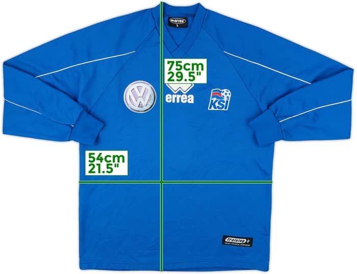 2004-05 Iceland Errea Sweat Top - 6/10 - (L)