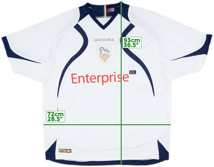 2007-08 Preston North End Home Shirt - 4/10 - (XXL)